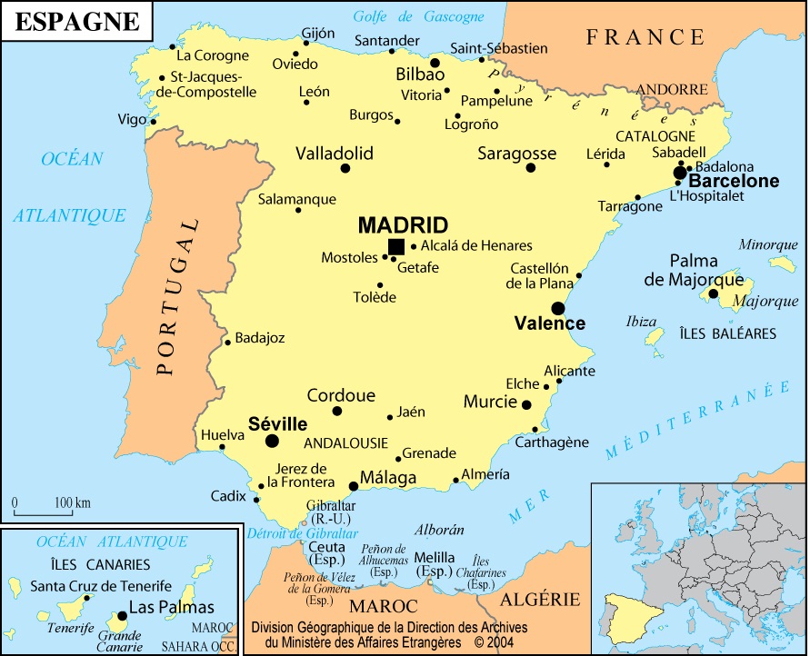 carte espane madrid - Image